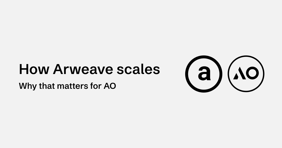 Arweave Scalable Header