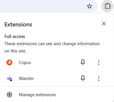 Copus screenshot 1
