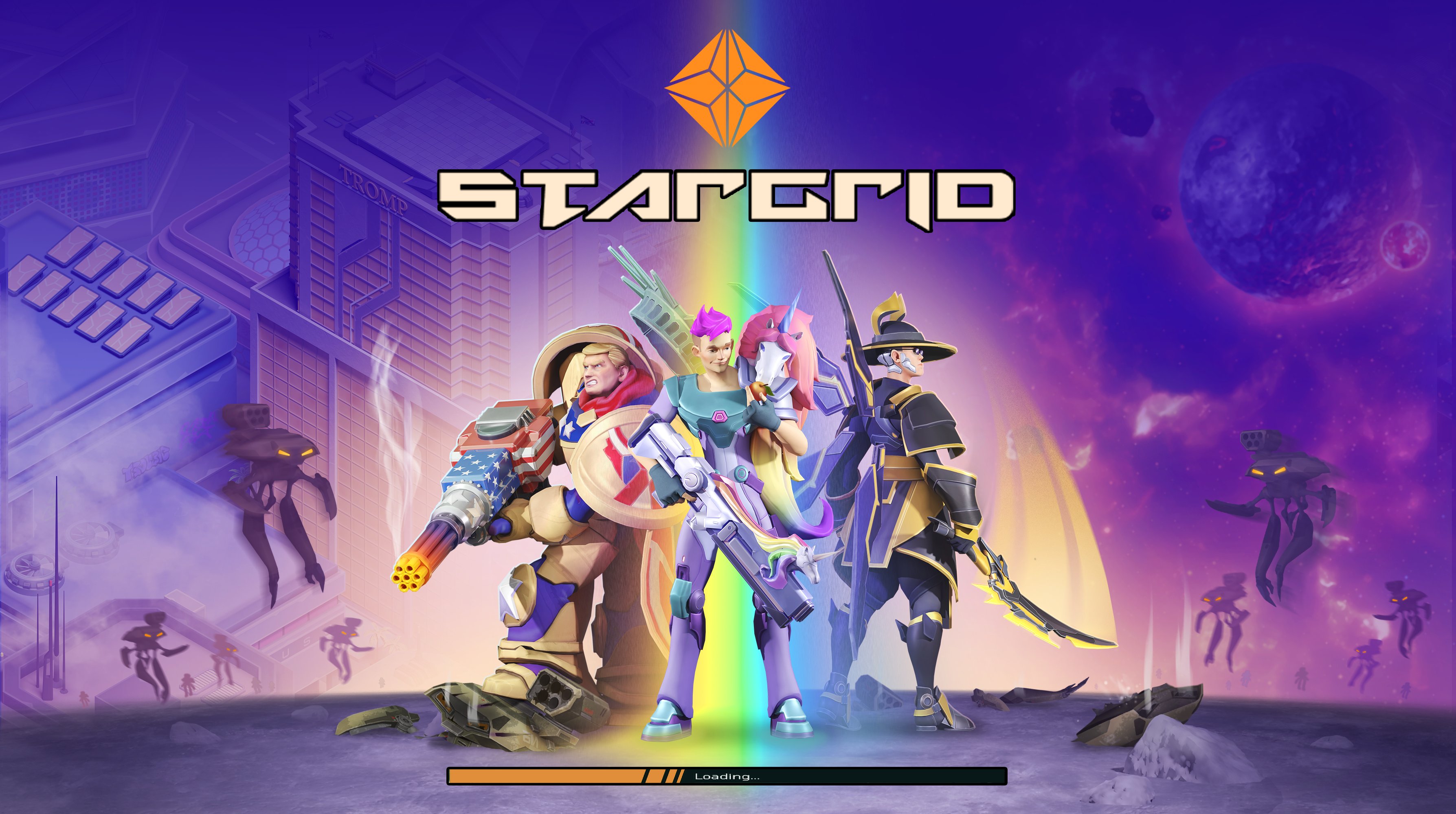 Stargrid Welcome Screen
